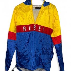Colorful Rebel Windbreaker Jacket size medium